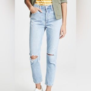 Agolde Jamie classic straight leg non stretch jeans